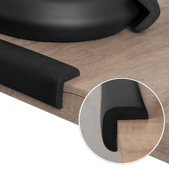 SIPO apsaugos juosta L formos kampams juoda 2 m SBS-T11-F2