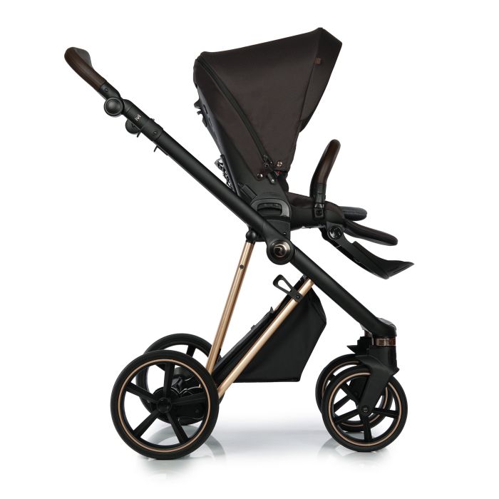 Roan vežimėlis 2/1 iVI Choco/Rose Gold