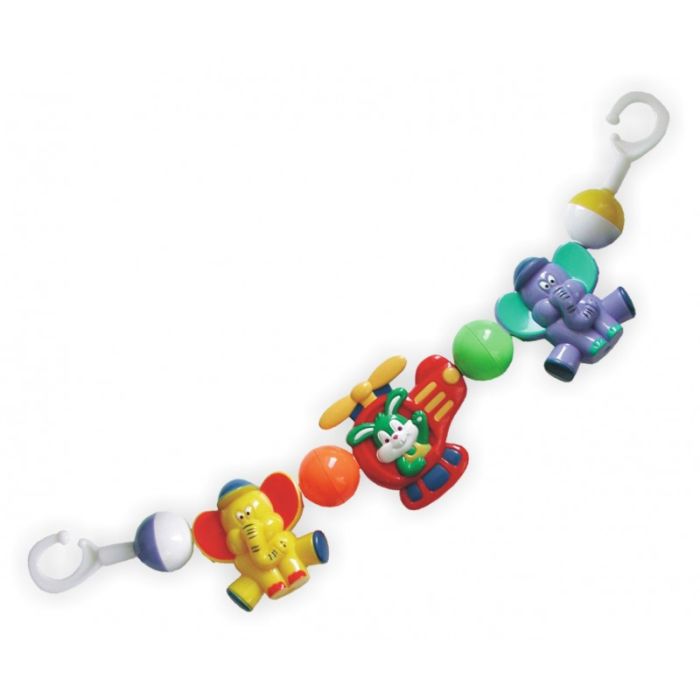 Barškutis vežimėliui "Draugai"