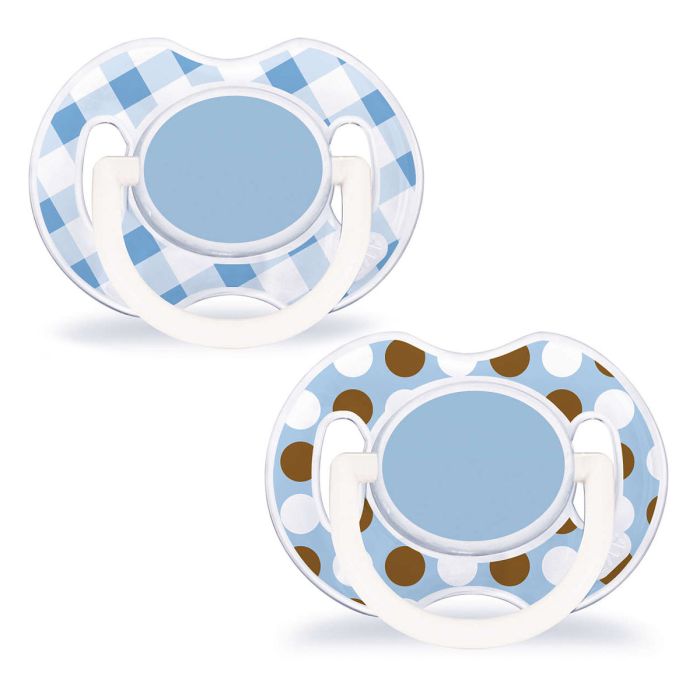 Čiulptukai AVENT "Fashion" ortodontiniai 6-18m mėl.sp. 2vnt