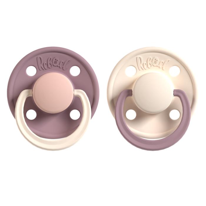 Rebael čiulptukai fashion violetinis kreminis 2vnt dydis 2