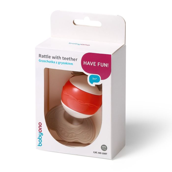Babyono barškutis su kramtuku saldainis 1587