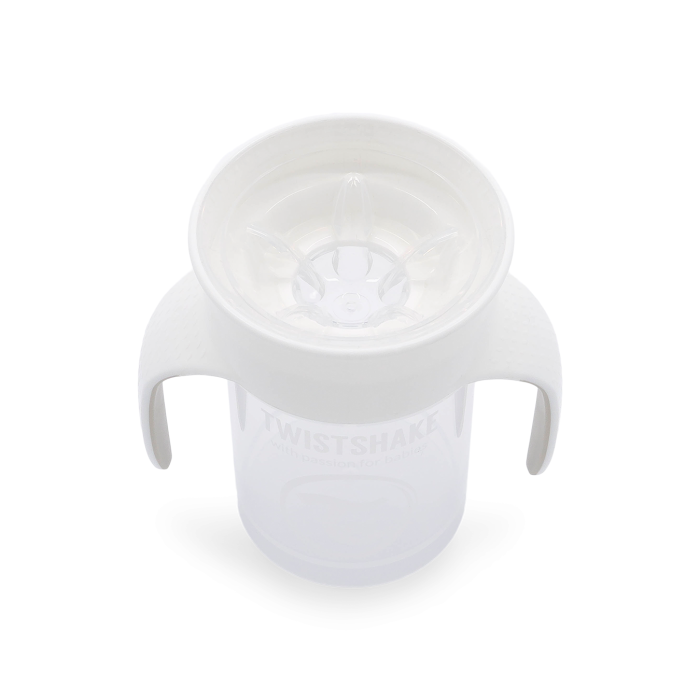 Twistshake buteliukas 360 nuo 6mėn baltas 78931