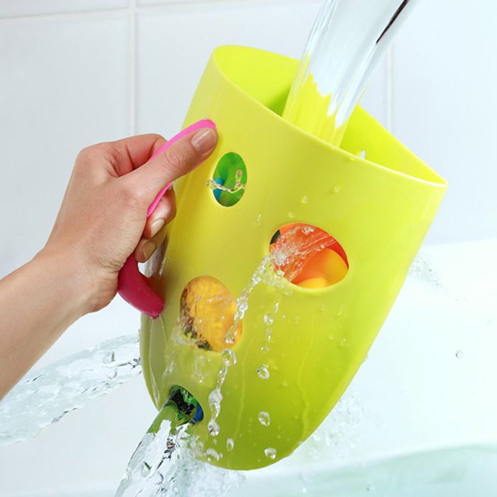 Dėtuvė žaislams vonioje susidėti