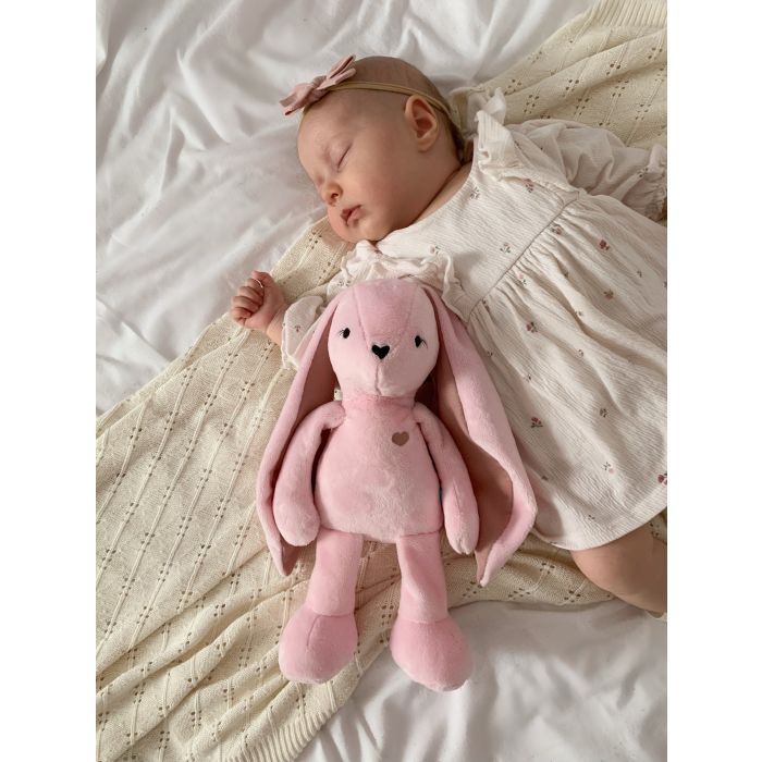 myHummy migdukas baltas triukšmas zuikis rožinis 3/1