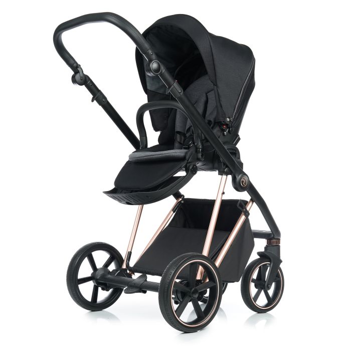 Roan vežimėlis 2/1 iVI Raven Rose Gold Mat