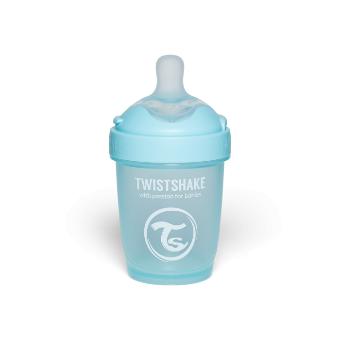 Twistshake buteliukas antikolikinis Pro Double 180ml mėlynas 79009