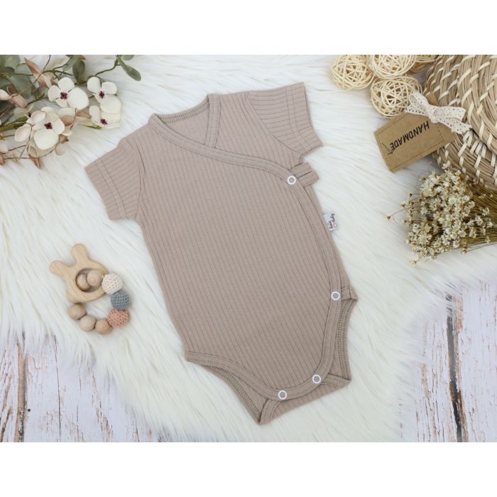 Kūdikio smėlinukas trumpomis rankovėmis "KOS" coffee