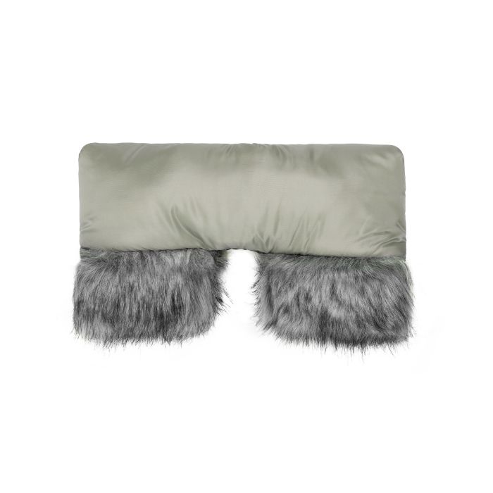 Sensillo pirštinė vežimėliui su kailiuku žalia 8542