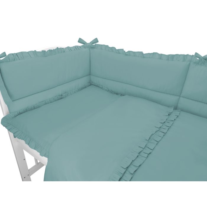 Patalynė kūdikiams su apsaugėlėmis, paklode  "Royal nepal green" 