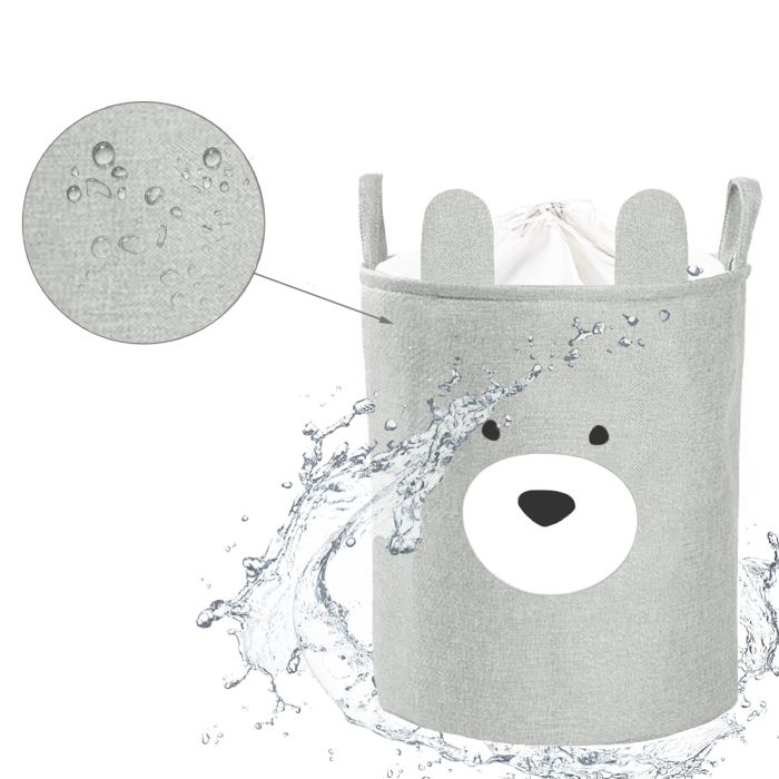 SIPO krepšys žaislams premium meška pilkas 40x40x50cm XB03