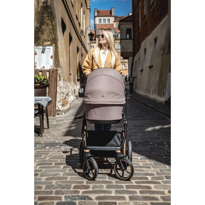 Roan vežimėlis 2/1 iVI Cocoa/Rose Gold