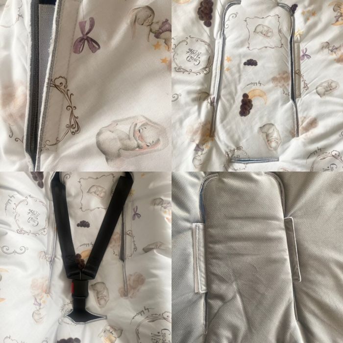 Pledas vokelis automobilinei kėdutei "Petit" 90x90 cm