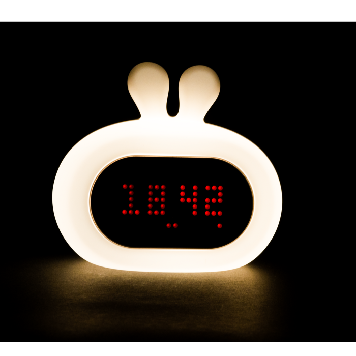 InnoGiO laikrodis naktinė lempa triušis GIOrabbit GIO-135