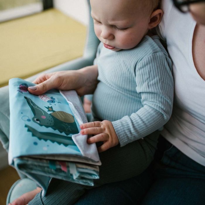 Babyono knygutė sensorinė safari 1564