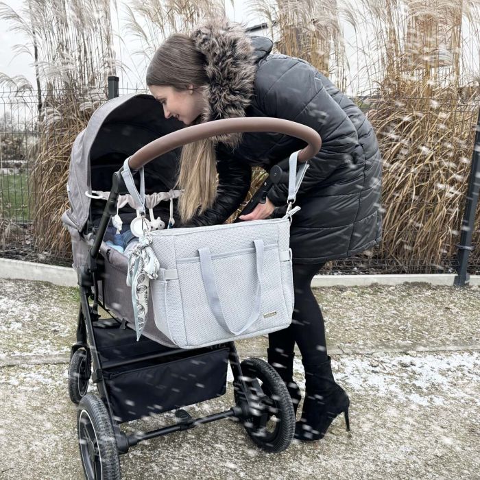 Babyono mamos rankinė carmen pilka 1571/03