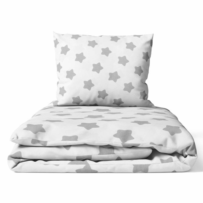 Ankras patalynė 2 d 135/100 40/60 pilkos žvaigždės balta