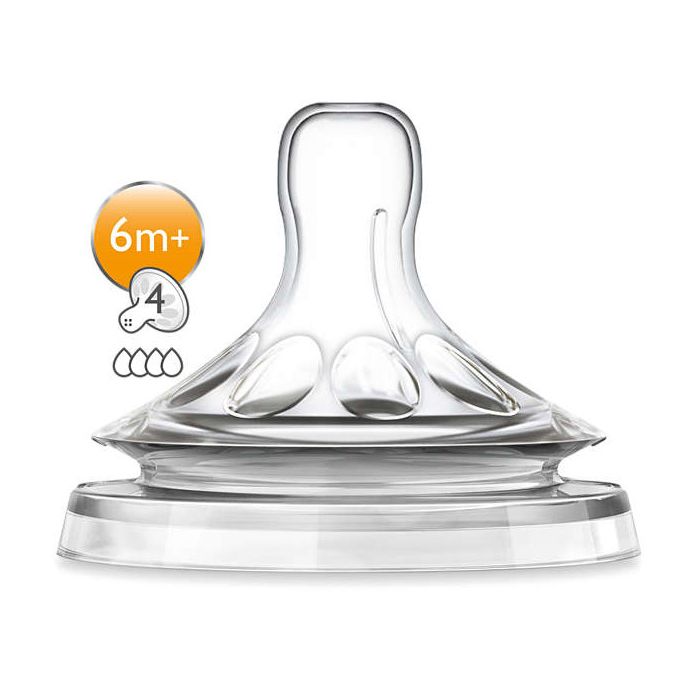 Avent Natural žindukai  6m+ greitos tekmės