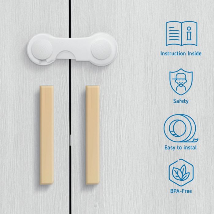 SIPO apsauga stalčiams durelėms 10 vnt SBS-215