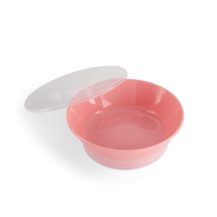 Twistshake dubenėlis su dangteliu rožinis 78149