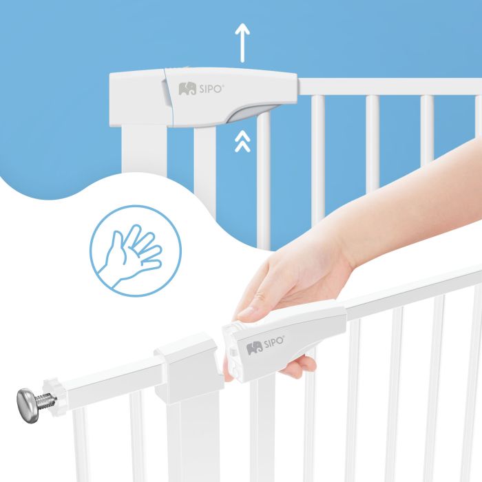 SIPO apsauginiai varteliai vaikui balti SBS-SG01