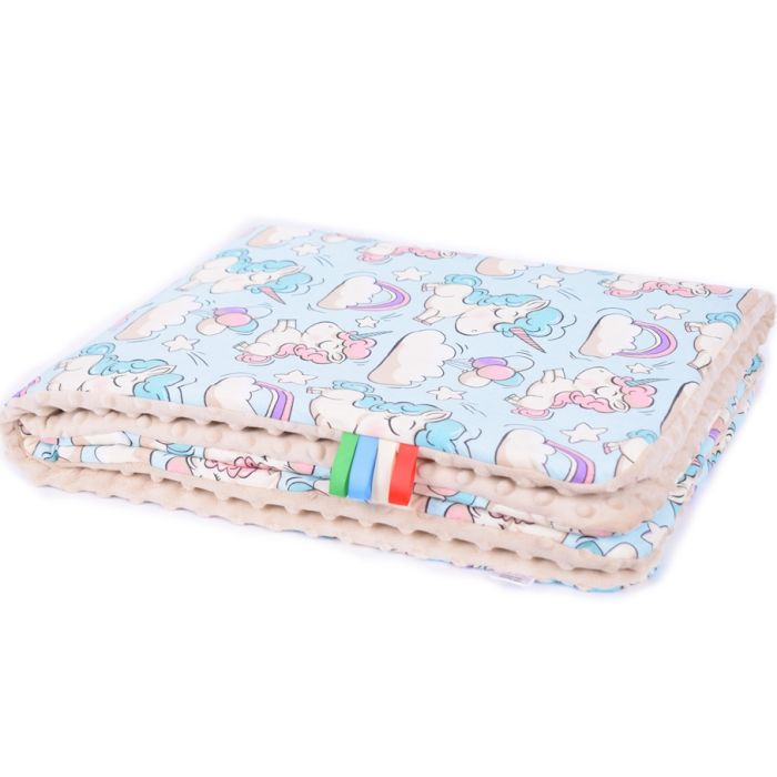 Komplektas "Little Ponny" pledas 100x75cm ir pagalvė 30x40cm gels.sp