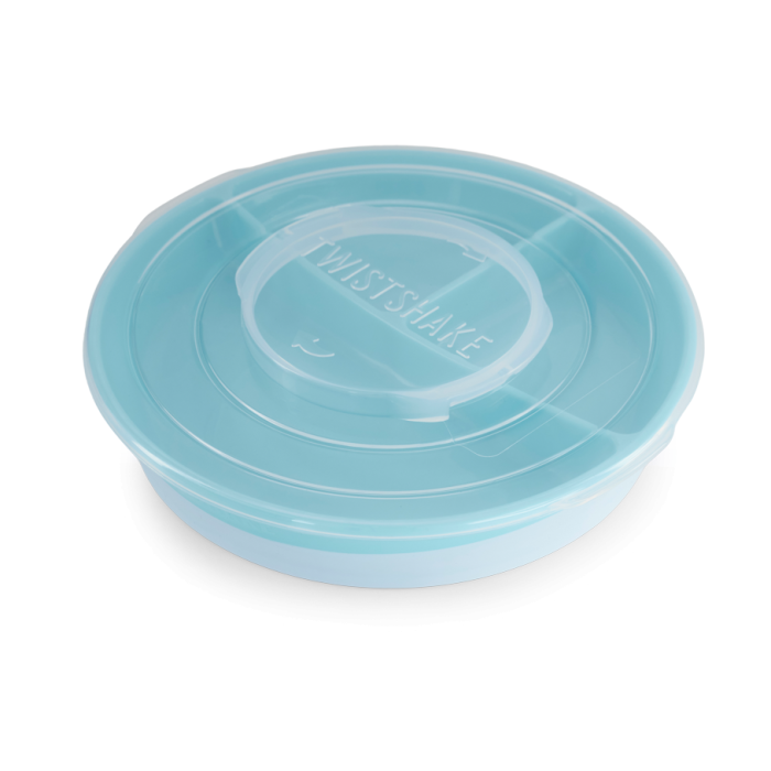 Twistshake lėkštė su skyreliais mėlyna 78170