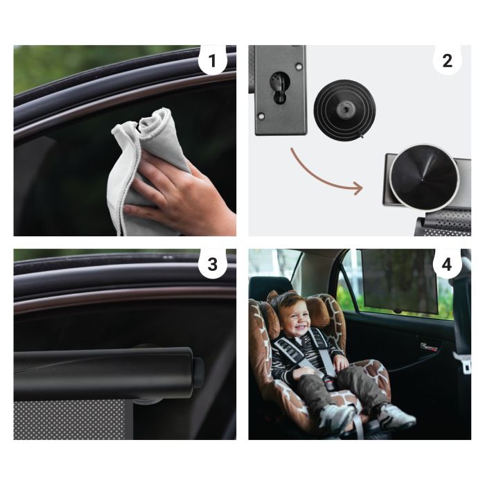 SIPO užuolaidėlės nuo saulės roletas 2vnt SCA-06