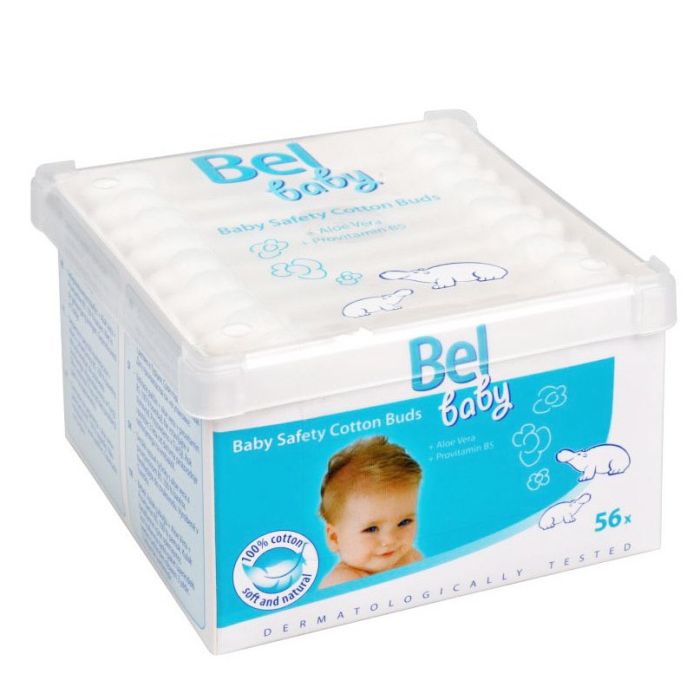 Kūdikio higieniniai vatos pagaliukai "Bel baby" 56vnt