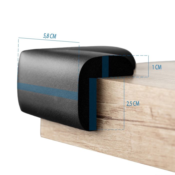 SIPO apsaugos kampams minkšta 4 vnt SBS-T11-F2E