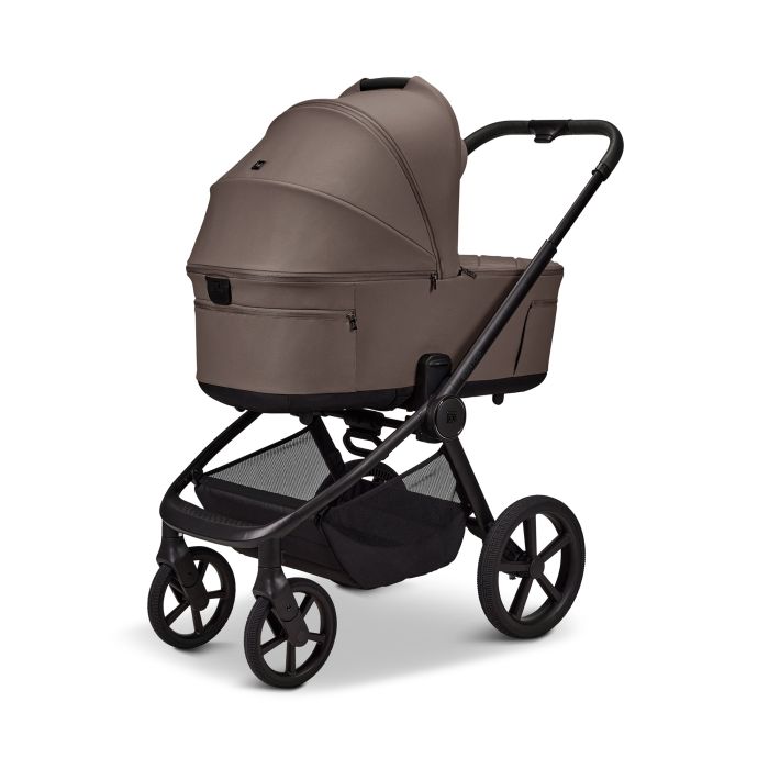 Moon vežimėlis universalus susilankstantis lopšys  2/1 Resea fold rudas