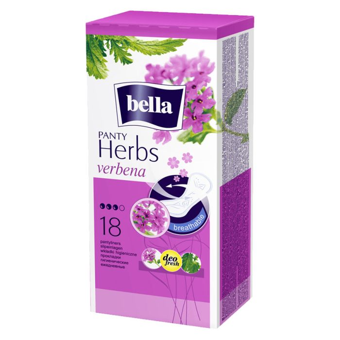 Kasdieniai įklotai Bella Herbs Verbena 18vnt