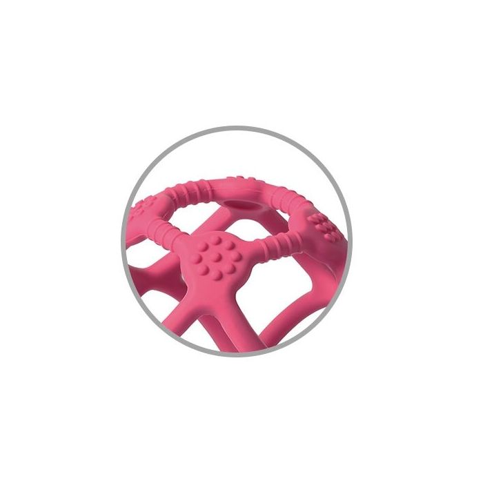 BabyOno kramtukas kamuolys ORTHO rožinis 489/04