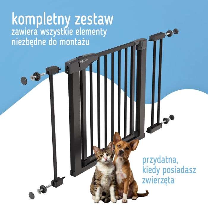 SIPO apsauginiai varteliai vaikui juodi SBS-SG02