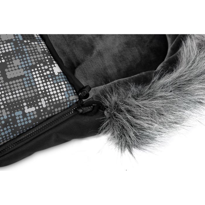 Sensillo vokelis vežimėliui, OLAF, 100x45, tamsiai pilkas, taškiukai, 8361