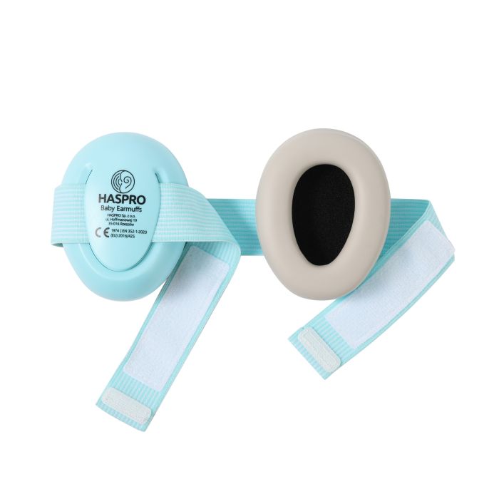 Haspro apsauginės ausinės kūdikiams mėtinės BE05M