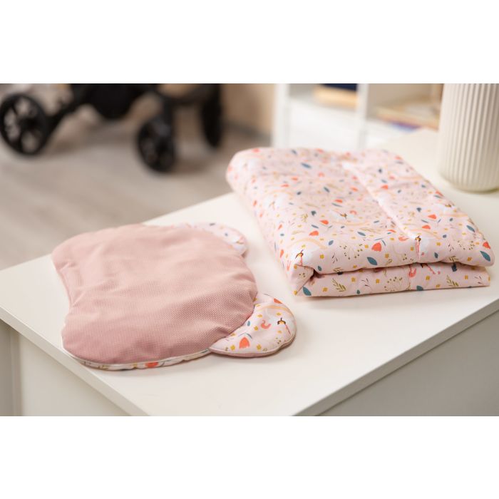 Komplektas kūdikiui "Pony" pledas 56x76 cm ir pagalvė 36x28 cm 
