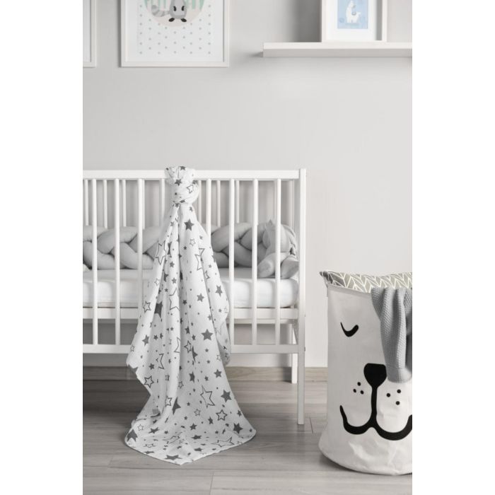 Muslino vystyklas kūdikio vystymui 120x120cm 1vnt. (galima rinktis spalvą)