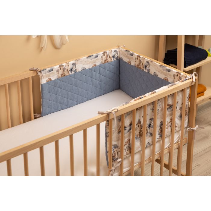 Muslino lovytės apsaugėlė 180 cm "Draco jeans" 