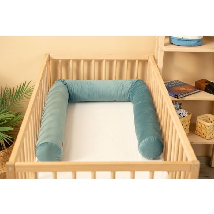 Kūdikio / vaiko Lovytės apsauga 200 cm "Velvet emerald" 