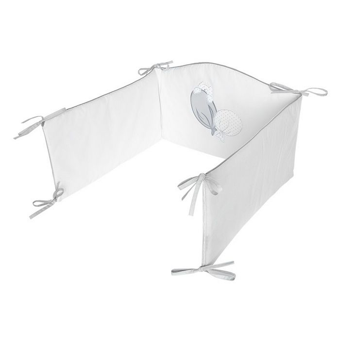 Patalynė kūdikiams su apsaugėlėmis "Balloons" pilka