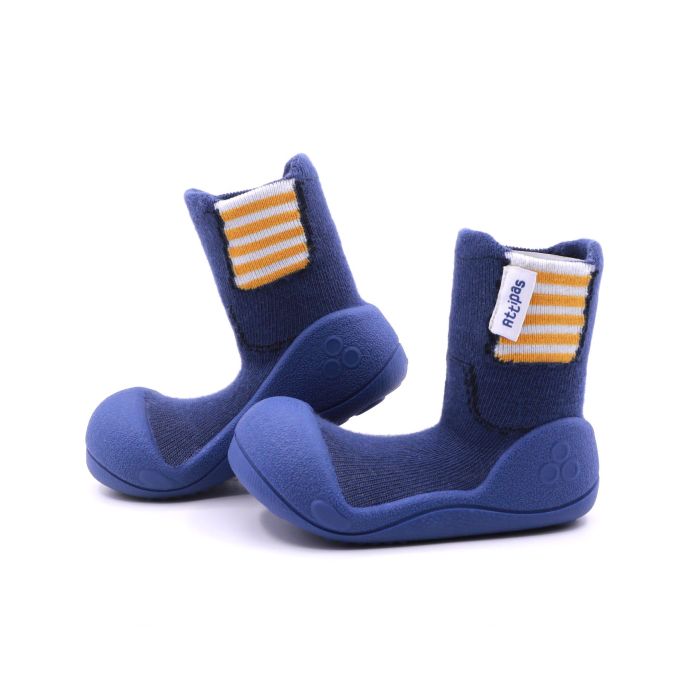 Pirmieji batukai kūdikiams Attipas "RAINBOOTS Blue" 