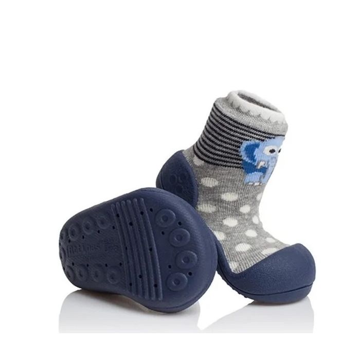 Pirmieji batukai kūdikiams Attipas "Zoo navy"