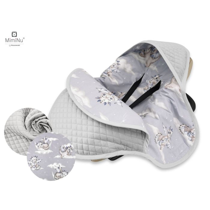 Pledas vokelis automobilinei kėdutei "Dragons" 