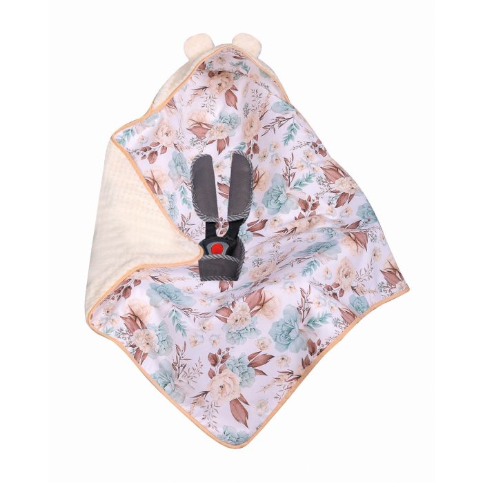 Pledas vokelis automobilinei kėdutei 80x80 cm "Retro" 