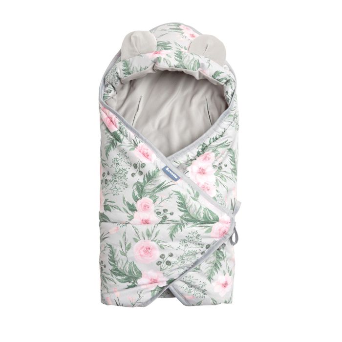 Pledas automobilinei kėdutei "Velvet flowers" 90x90 cm