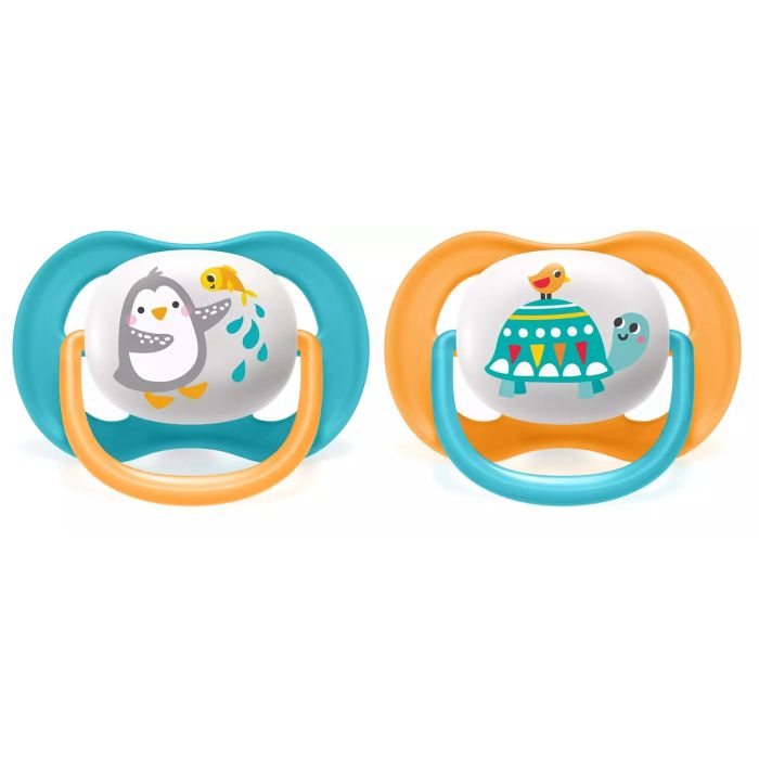 Čiulptukai AVENT "Ultra Air" ortodontinis 6-18 m 2vnt