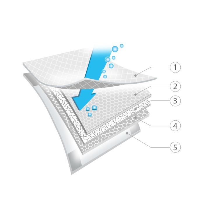 Babyono kūdikio pervystymo paklotai 12 vnt 40x60 513/12