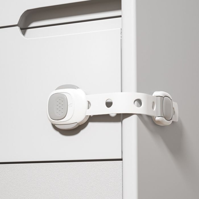 Babyono apsauga universali stalčiams ir šaldytuvui 2 vnt balta 1643