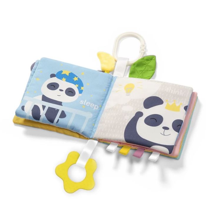 Minkšta kūdikio knygutė "Panda"